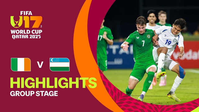 Ирландия – Узбекистан | Чемпионат Мира U17 2025 Qatar | 2-й тур | Обзор матча