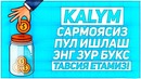 Kalym интернетда пул ишлаш / ажойиб букс