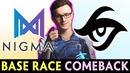 NIGMA vs SECRET — Miracle Riki BASE RACE 40,000 gold Comeback on WeSave! Charity Play