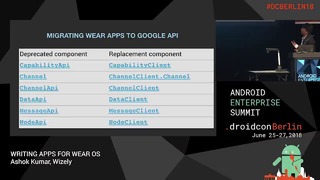 Writing apps for wear os