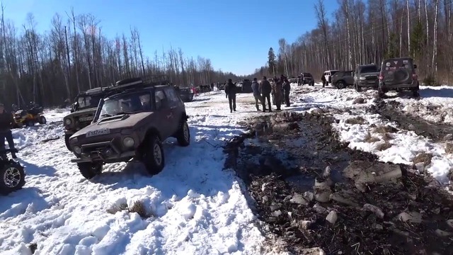 OffroadSPB. Хаос из 30 машин. Веселый оффроуд