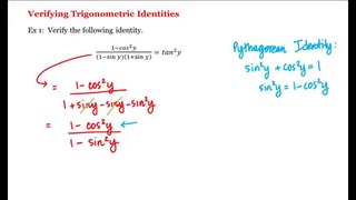 9 – 1 – Verifying Trigonometric Identities (5-02)