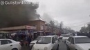 Гулистон бозорида ёнғин содир бўлди