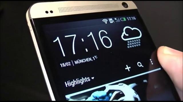 HTC One засветился на видео до анонса