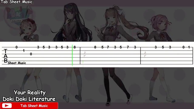 Doki Doki Literature Club! – Your Reality Guitar Tutorial