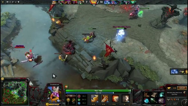 Dota 2 Dendi (Ancient Apparition) vs Shachlo Gameplay