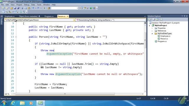 NET Framework C# основы ООП урок №19 (на англ. Языке)