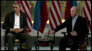 Путин неприлично ведет себя на встрече с Обамой