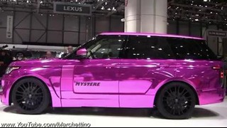 Chrome Pink Hamann Range Rover Mystere