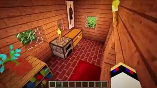 Красивый дом в Minecraft 11x11 (постройка)