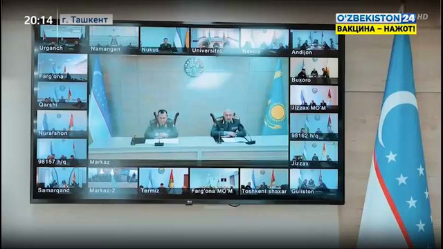 Новости 24 | Встреча руководства Национальной гвардии с делегацией Казахстана (02.10.2021)