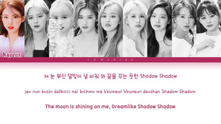 Twice- shadow(Color Coded Lyrics Eng Rom Han 가사)