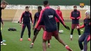 Recovery session after the game against Getafe
