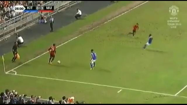 Manchester United- Fabio v Kitchee (Zaha no look pass assist!) 3-0