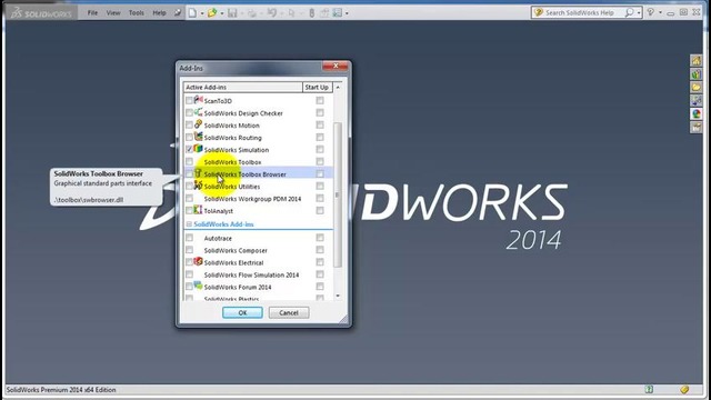 1SolidWorks 2014 Tutorial 1 – Interface, Add ins, New Part, Options, Units
