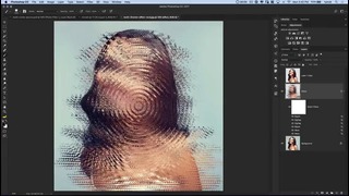 Concentric Circles Jitter Illusion Effect Photoshop Tutorial