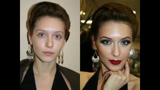 Как красивый макияж может изменить внешность. Девушки до и после