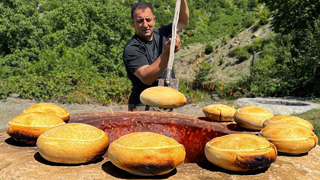 Пеку узбекские лепёшки в тандыре! Вкусная восточная выпечка