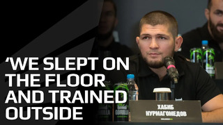 No Wi-Fi and no showers’ – Khabib describes early training conditions