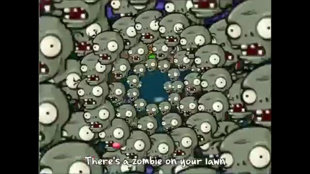 Титры из игры Plants vs Zombies