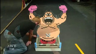 King Hippo (Mike Tyson’s Punch-Out!!) 3D Chalk Art