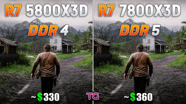 Ryzen 7 5800X3D vs Ryzen 7 7800X3D – Test in 11 Games | 2026