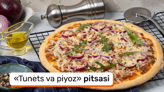 «Tunets va piyoz» pitsasi