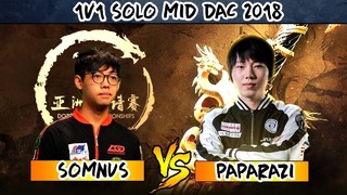 DAC Major 2018. 1v1 SOLO MID – Somnus(Maybe) vs Paparazi (Semi-final)