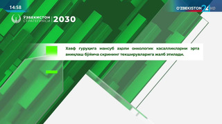 Яқинда давлатимиз раҳбари фармони билан тасдиқланган «Ўзбекистон — 2030» стратегиясидан 2023 йилга мўлжалланган 100 та мақсад ўрин олган