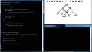 C Programming in Linux Tutorial #062 – Binary Search Tree
