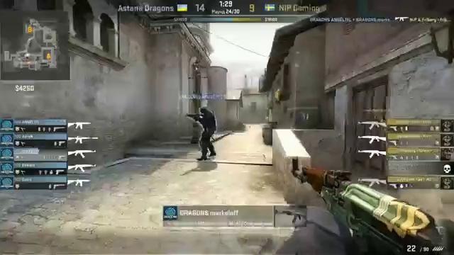 ESWC 2013: Astana Dragons vs NiP (Map 2, inferno)