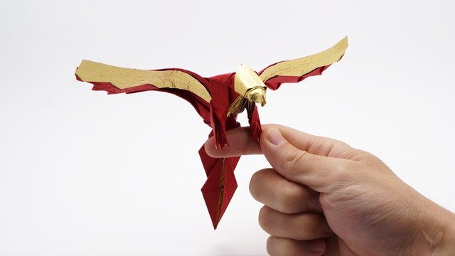 Феникс Оригами | Origami Phoenix (Jo Nakashima) – Fawkes the Phoenix