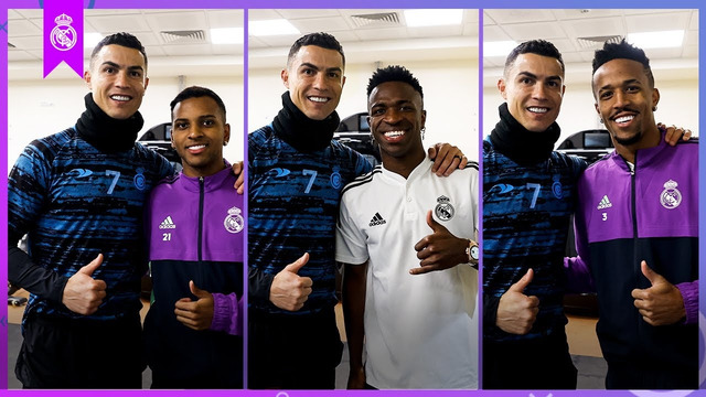 Криштиану Роналду посетил бывших товарищей по команде «Реал Мадрид»