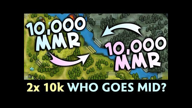 When 2x 10,000 MMR mid players meet — who goes mid