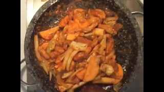 Korean Food: Dak Galbi (닭갈비)