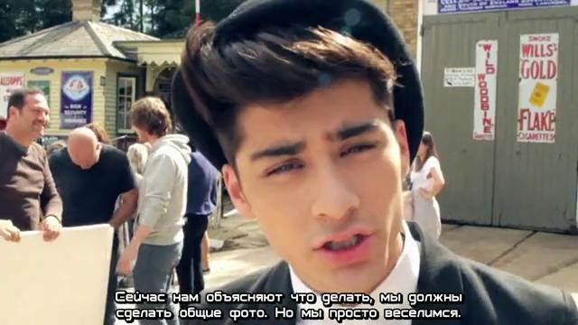 One Direction – Behind the scenes at the photoshoot – Zayn [Rus Sub].720