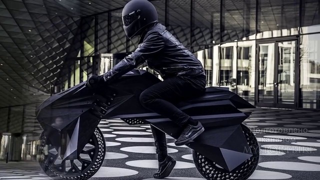 Мотоцикл Напечатанный на 3D принтере