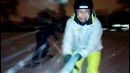 Лыжибордеры катают в городе
