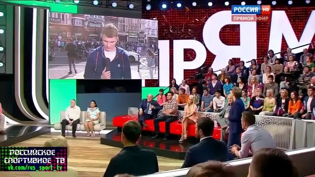 Наезд на Владимира Стогниенко в передаче «Прямой эфир»