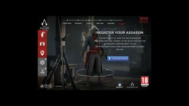 Assassin’s Creed Unity Character Customization