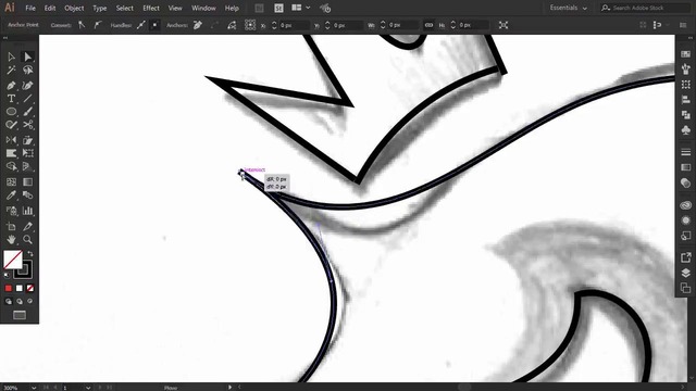 Adobe Illustrator Speedart King Seahorse Logo Design