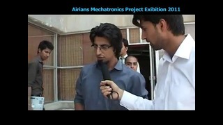 Air University Islamabad mechatronics projects exhibition 2011