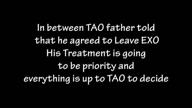 TAO’s last stage with EXO