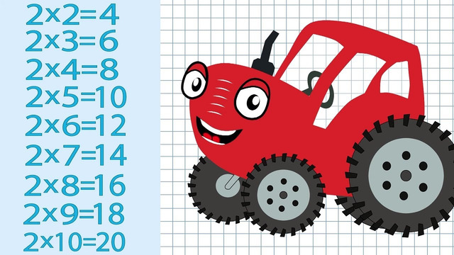 Тыр Тыр Трактор – Учимся умножению – Песенки для детей | Таблица умножения для детей