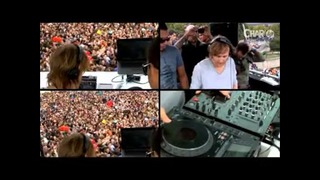 David Guetta live Techno Parade Paris (Sweat, Little Bad Girl, Without You)
