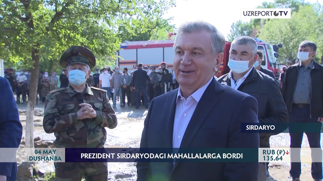 Shavkat Mirziyoyev Sirdaryodagi mahallalarga bordi