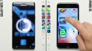 Galaxy Note 7 vs iPhone 6S Speed Test