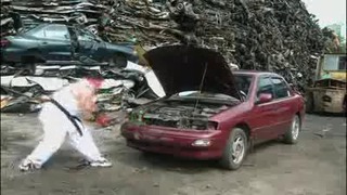 Каратист vs Автомобиль