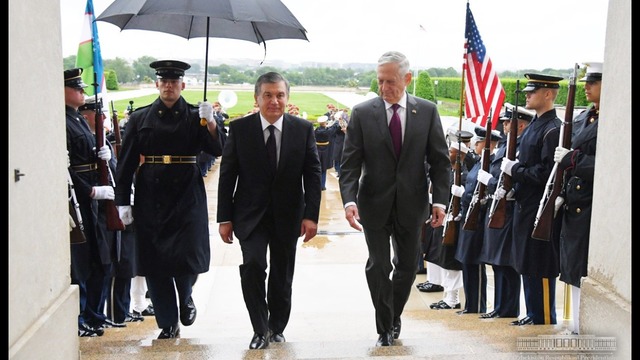 Shavkat Mirziyoyev Pentagon va Kapitoliyga tashrif buyurdi (17.05.2018)