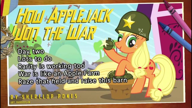 How Applejack Won The War (original song)